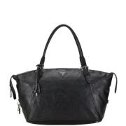 Pre-owned Leather prada-bags Prada Vintage , Black , Dames