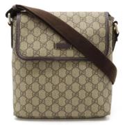 Pre-owned Canvas crossbody-bags Gucci Vintage , Beige , Dames