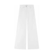 Witte Wide Leg Jeans Pinko , White , Dames