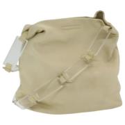 Pre-owned Leather prada-bags Prada Vintage , Beige , Dames