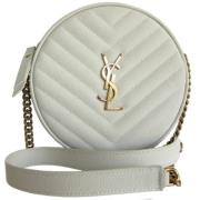 Pre-owned Leather crossbody-bags Yves Saint Laurent Vintage , Beige , ...