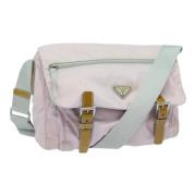 Pre-owned Fabric shoulder-bags Prada Vintage , Pink , Dames