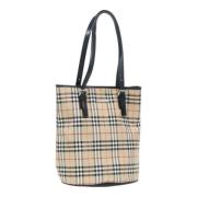 Pre-owned Nylon totes Burberry Vintage , Beige , Dames