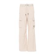 Roze Corduroy Cargo Broek Moncler , Pink , Dames