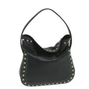 Pre-owned Leather shoulder-bags Versace Pre-owned , Black , Dames