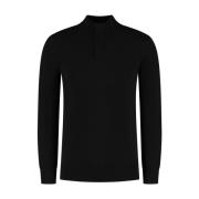 Gebreide Halfzip Trui Pure Path , Black , Heren