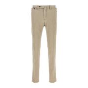 Stretch Katoen Cappuccino Broek PT Torino , Beige , Heren