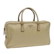 Pre-owned Nylon prada-bags Prada Vintage , Beige , Dames