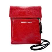 Pre-owned Leather balenciaga-bags Balenciaga Vintage , Red , Dames