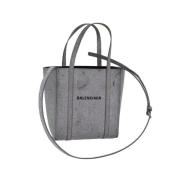 Pre-owned Leather balenciaga-bags Balenciaga Vintage , Gray , Dames