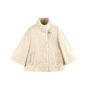 Beige Cape Coat Fay , Beige , Dames