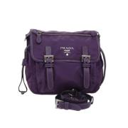 Pre-owned Nylon prada-bags Prada Vintage , Purple , Dames