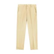 Beige Katoenen Capri Broek Fay , Beige , Heren