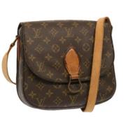 Pre-owned Canvas louis-vuitton-bags Louis Vuitton Vintage , Brown , Da...