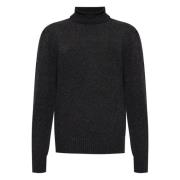 Wollen Rollneck Sweater Officine Générale , Gray , Heren