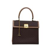 Pre-owned Leather handbags Celine Vintage , Brown , Dames