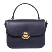 Zwarte Schoudertas met Gouden Bol Furla , Black , Dames