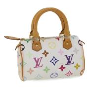 Pre-owned Canvas louis-vuitton-bags Louis Vuitton Vintage , White , Da...