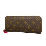 Pre-owned Leather wallets Louis Vuitton Vintage , Brown , Dames