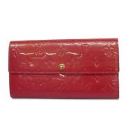 Pre-owned Fabric wallets Louis Vuitton Vintage , Red , Dames