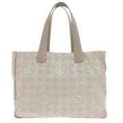 Pre-owned Canvas chanel-bags Chanel Vintage , Beige , Dames