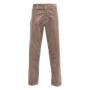 Ribfluwelen broek, katoenmix, 5 zakken Emporio Armani , Brown , Heren