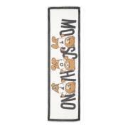 Abstract Multicolor Teddy Bear Foulard Moschino , Multicolor , Heren