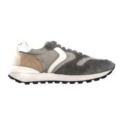 Grijze Sneakers Paris Race Man Voile Blanche , Multicolor , Heren