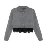 Stijlvolle Sweaters voor een chique uitstraling Pinko , Gray , Dames