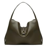 Grote Tote Tas Salvatore Ferragamo , Green , Dames