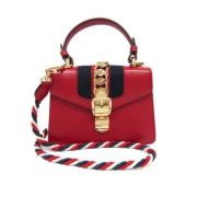 Pre-owned Leather gucci-bags Gucci Vintage , Red , Dames