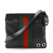 Pre-owned Canvas crossbody-bags Gucci Vintage , Black , Dames