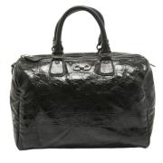 Pre-owned Leather handbags Salvatore Ferragamo Pre-owned , Black , Dam...