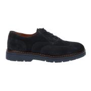 Heren leren veterschoenen Nerogiardini , Blue , Heren