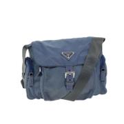 Pre-owned Nylon prada-bags Prada Vintage , Blue , Dames