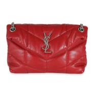 Pre-owned Leather shoulder-bags Yves Saint Laurent Vintage , Red , Dam...