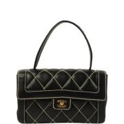 Pre-owned Fabric handbags Chanel Vintage , Black , Dames