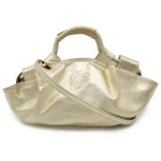 Pre-owned Leather shoulder-bags Loewe Pre-owned , Yellow , Dames