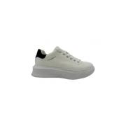 Witte Heren Sneakers Eco-Leer Rubberen Zool Paolo Pecora , White , Her...