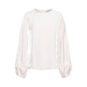 Elena Lange Mouw Top &Co Woman , Beige , Dames