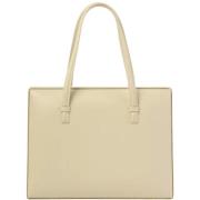 Pre-owned Fabric handbags Loewe Pre-owned , Beige , Dames