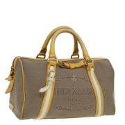 Pre-owned Canvas prada-bags Prada Vintage , Brown , Dames