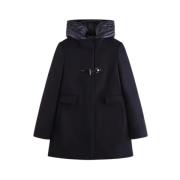 Blauwe Toggle Coat Urban Vrouwelijke Look Fay , Blue , Dames