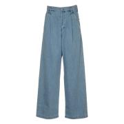 Blauwe Broek Penning Dries Van Noten , Blue , Heren