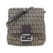 Pre-owned Canvas shoulder-bags Fendi Vintage , Brown , Dames