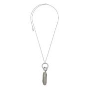 Mini Swiss Knife Necklace Lemaire , Gray , Unisex