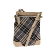 Pre-owned Canvas shoulder-bags Burberry Vintage , Black , Dames