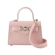 Pre-owned Leather handbags Versace Pre-owned , Pink , Dames