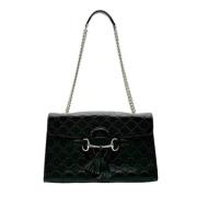 Pre-owned Leather gucci-bags Gucci Vintage , Black , Dames