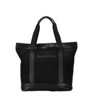 Pre-owned Canvas shoulder-bags Balenciaga Vintage , Black , Dames